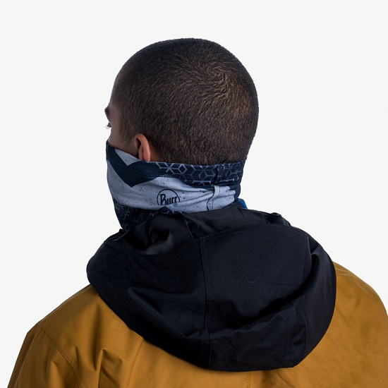 Бандана Buff Tech Fleece Ephem Blue - Фото 7 большая