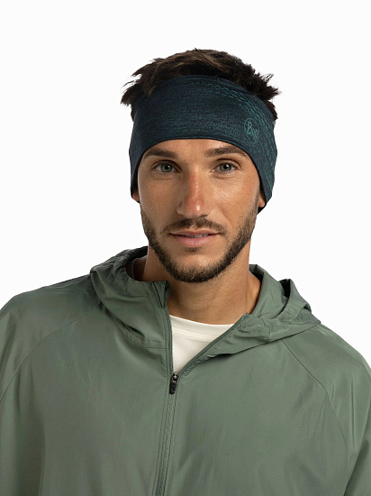 Повязка Buff DryFlx Solid Teal - Фото 2 большая