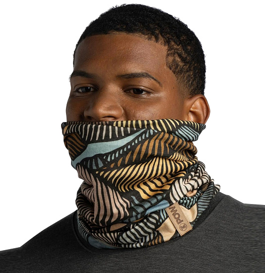 Бандана Buff Merino Lightweight Arlof Pow Multi - Фото 4 большая