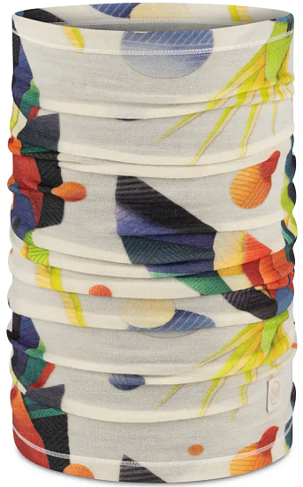 Бандана Buff Merino Lightweight Mareck Cloud - Фото 1 большая