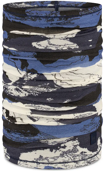 Бандана Buff Merino Lightweight Esyr Blue - Фото 1 большая