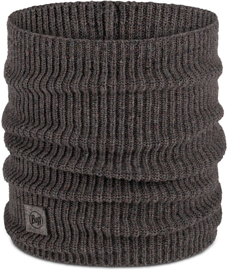 Шарф Buff Knitted Upcycled Merino Grey Heather - Фото 1 большая