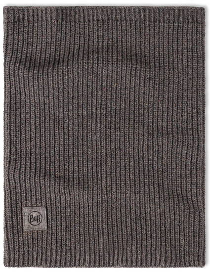 Шарф Buff Knitted Upcycled Merino Grey Heather - Фото 2 большая