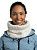 Шарф Buff Knitted & Fleece Eyla White - Фото 3 малая
