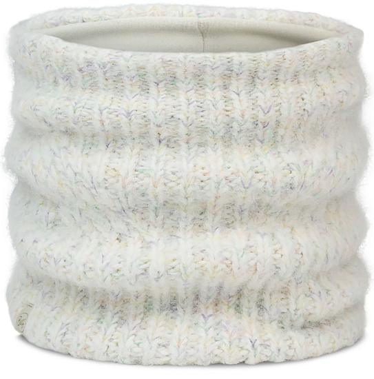 Шарф Buff Knitted & Fleece Eyla White - Фото 1 большая