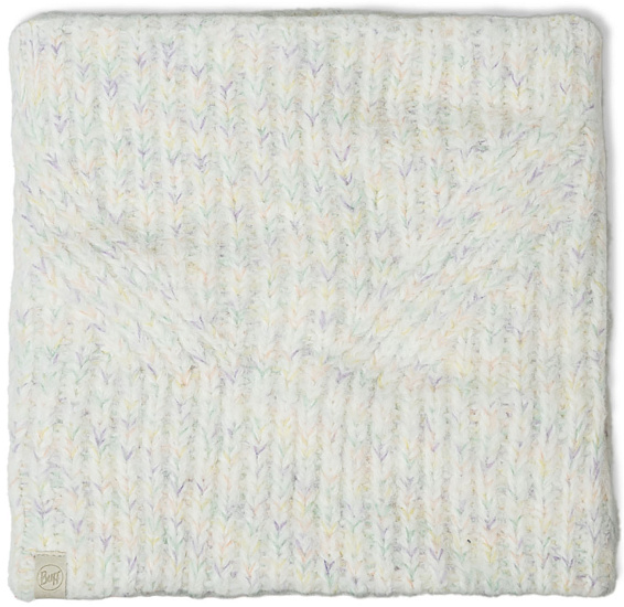 Шарф Buff Knitted & Fleece Eyla White - Фото 2 большая