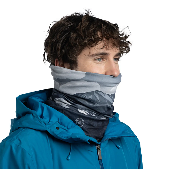 Бандана Buff Polar Reversible Hikian Grey - Фото 4 большая