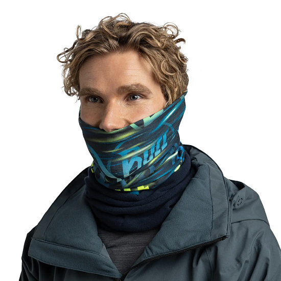 Бандана Buff Polar Orby Night Blue - Фото 4 большая