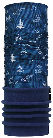 Бандана детская Buff Child Polar Funny Camp Navy - Фото 1 большая