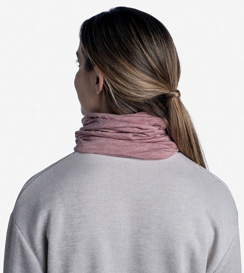 Бандана Buff MW Merino Wool Rosewood Melange - Фото 3 большая
