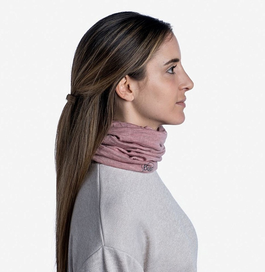 Бандана Buff MW Merino Wool Rosewood Melange - Фото 4 большая