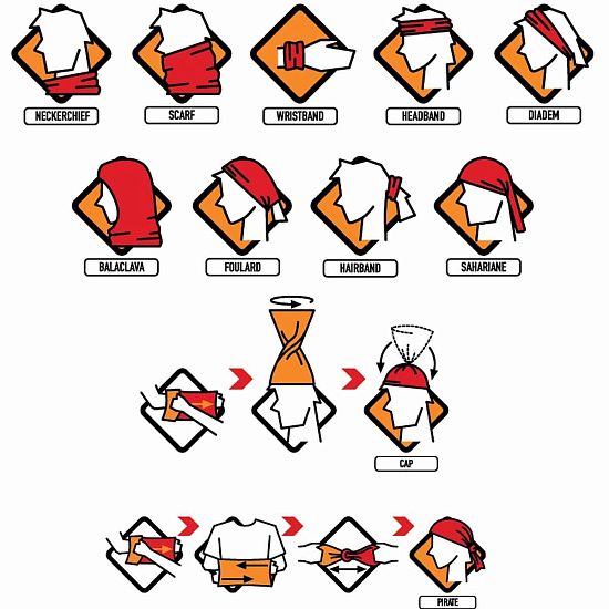 Бандана Buff Polar Dash Multi - Фото 3 большая