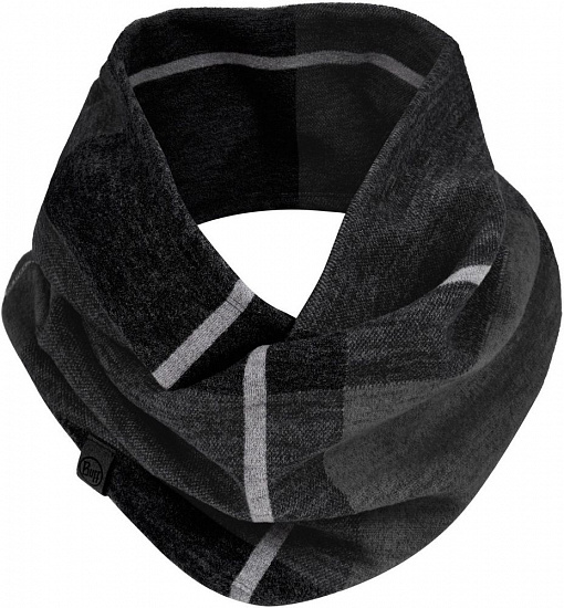 Шарф Buff Knitted Infinity Charles Black - Фото 1 большая