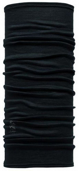 Бандана Buff Lightweight Merino Wool Solid Black - Фото 1 большая