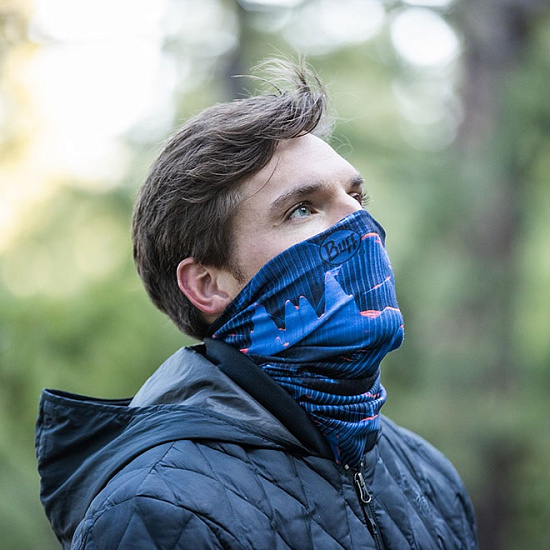 Бандана Buff Thermonet S Wave Blue - Фото 6 большая