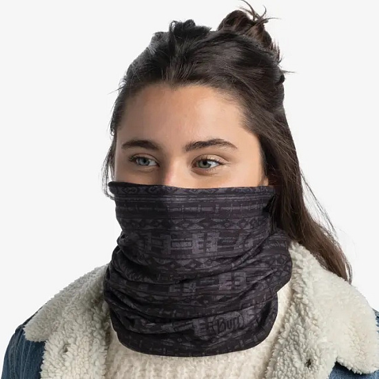 Бандана Buff Polar Reversible Urid Black - Фото 8 большая