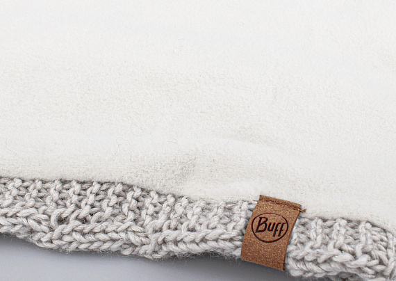 Шарф Buff Knitted & Fleece Neckwarmer Caryn Cru - Фото 3 большая