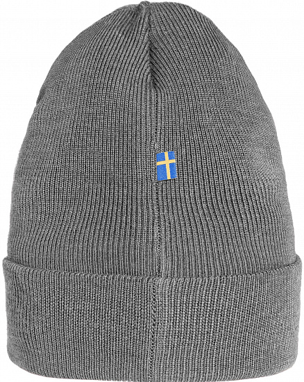 Шапка Fjallraven Classic Knit Grey - Фото 3 большая