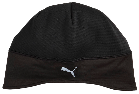 Шапка Puma Running Contoured Black - Фото 1 большая