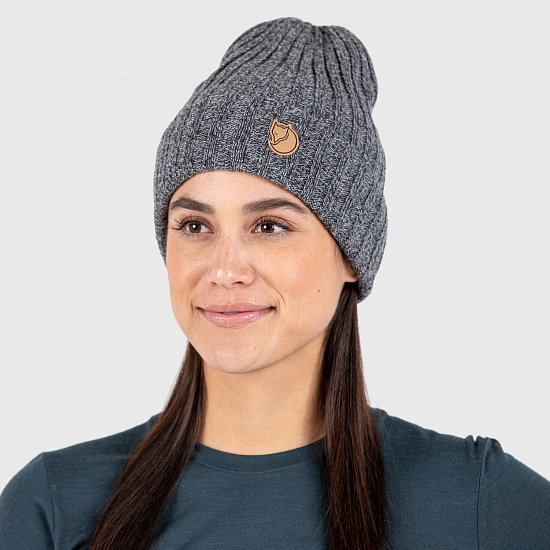 Шапка Fjallraven Byron Hat Dark Grey-Grey - Фото 2 большая
