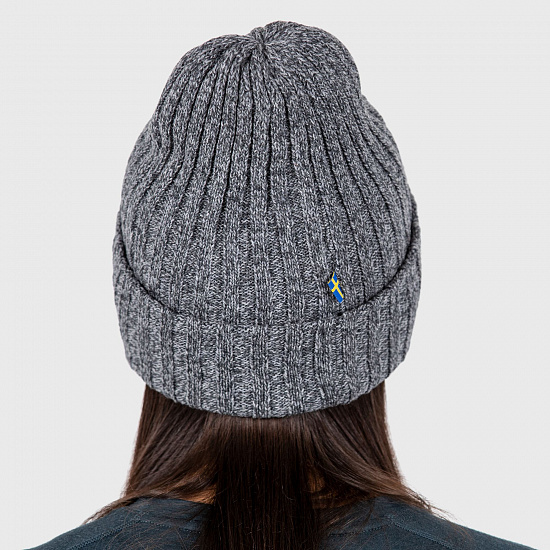Шапка Fjallraven Byron Hat Dark Grey-Grey - Фото 3 большая