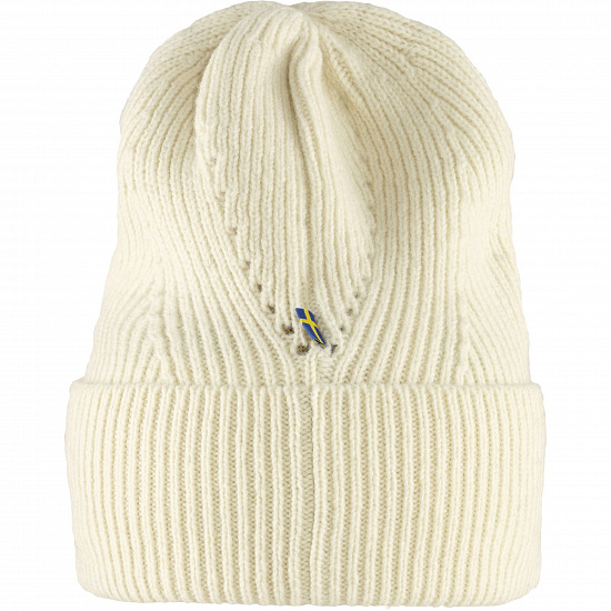 Шапка Fjallraven Directional Rib Chalk White - Фото 2 большая