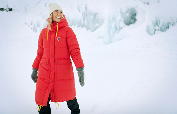 Шапка Fjallraven Directional Rib Chalk White - Фото 3 большая