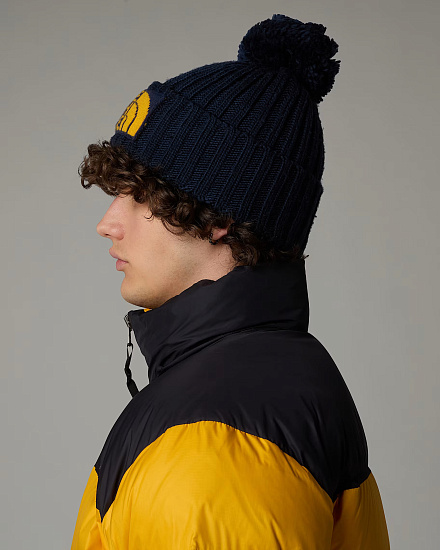 Шапка The North Face Heritage Summit Navy/Summit Gold - Фото 4 большая