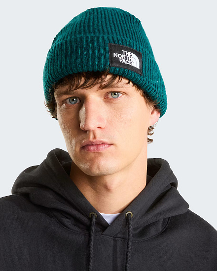 Шапка The North Face Salty Lined Pacific Teal - Фото 3 большая