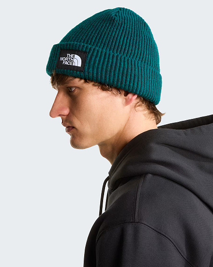 Шапка The North Face Salty Lined Pacific Teal - Фото 4 большая