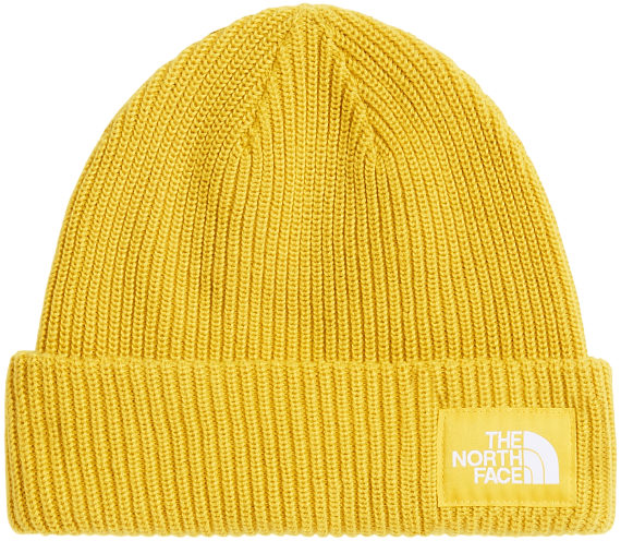 Шапка The North Face Salty Lined Pigment Yellow - Фото 1 большая