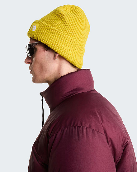Шапка The North Face Salty Lined Pigment Yellow - Фото 4 большая