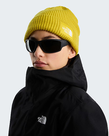 Шапка The North Face Salty Lined Pigment Yellow - Фото 5 большая