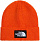 Шапка The North Face TNF Logo Box Cuffed TNF Orange - Фото 1 малая