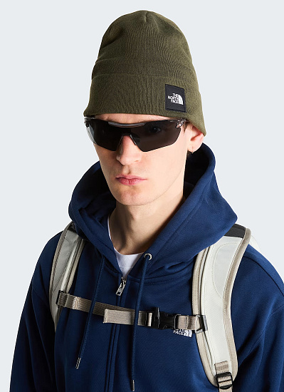 Шапка The North Face Dock Worker Recycled New Taupe Green - Фото 4 большая