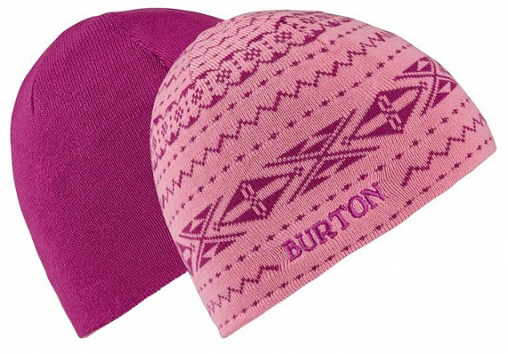 Шапка детская Burton Girls Belle Seapnk/Grapsd