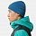 Шапка The North Face Logo Box Cuffed Banff Blue - Фото 4 малая