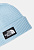 Шапка The North Face Logo Box Cuffed Beta Blue - Фото 3 малая