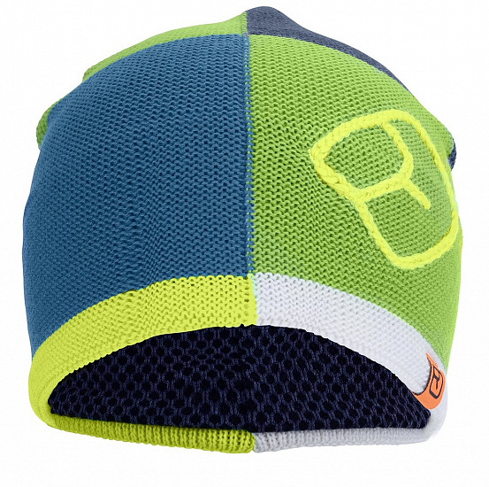 Шапка Ortovox Patchwork Matcha Green - Фото 1 большая