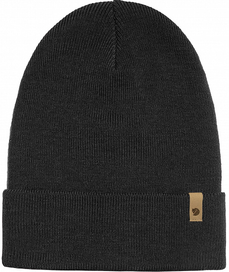 Шапка Fjallraven Classic Knit Black - Фото 2 большая
