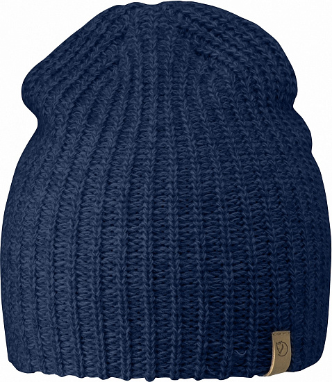 Шапка Fjallraven Ovik Melange Blueberry - Фото 1 большая