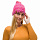 Шапка Buff Knitted & Fleece Hat Grete Pink - Фото 3 малая