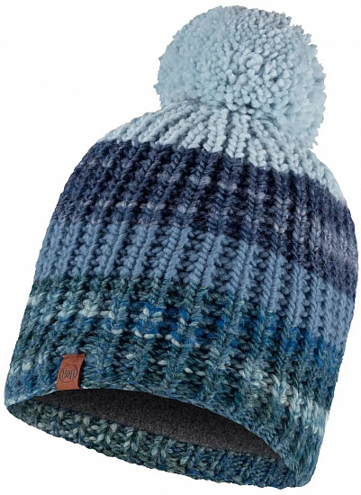 Шапка Buff Knitted & Fleece Hat Alina Blue - Фото 1 большая