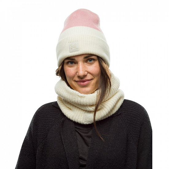 Шапка Buff Knitted Hat Yulia Cru - Фото 3 большая