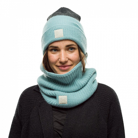 Шапка Buff Knitted Hat Yulia Sea - Фото 2 большая
