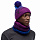 Шапка Buff Knitted & Fleece Masha Purplish - Фото 2 малая