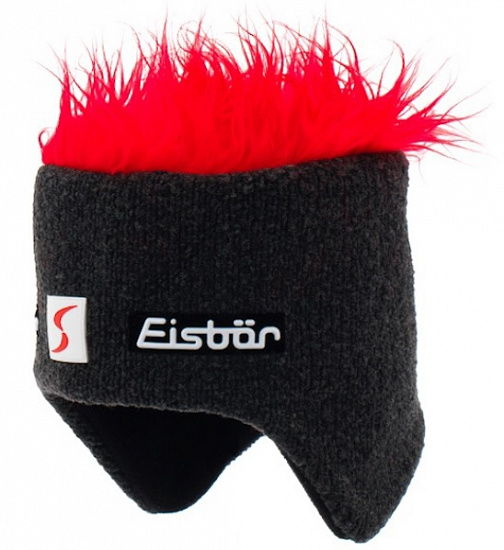 Шапка Eisbar Cocker MU SP Grafit/Rot - Фото 1 большая