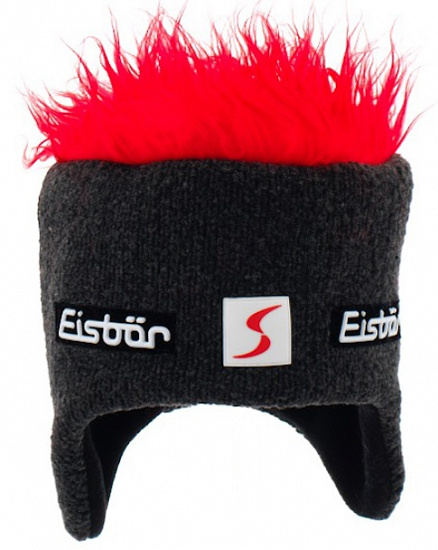 Шапка Eisbar Cocker MU SP Grafit/Rot - Фото 2 большая