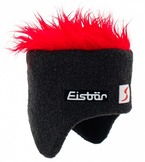 Шапка Eisbar Cocker MU SP Grafit/Rot - Фото 4 большая