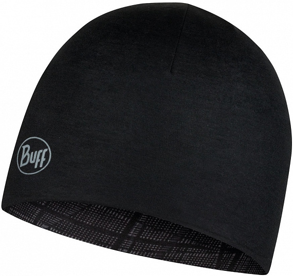 Шапка Buff Microfiber Reversible Hat Embers Black - Фото 2 большая